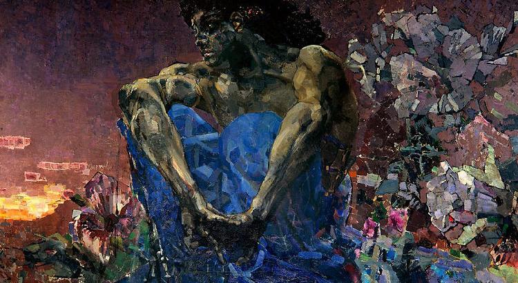 Mikhail Vrubel Demon oil painting picture